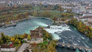 Rhine Falls in Schaffhausen, switzerland
