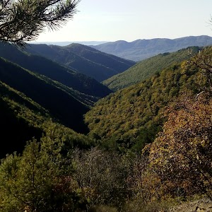 Lookout point in Căciulata, romania