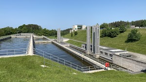 Schleuse Hilpoltstein (Main-Donau-Kanal) in Hilpoltstein, germany