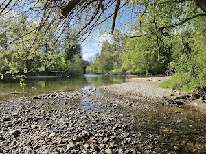 Argenzusammenfluss in Wangen Im Allgäu, germany