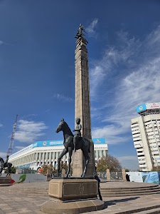Independence Monument in Almaty, kazakhstan