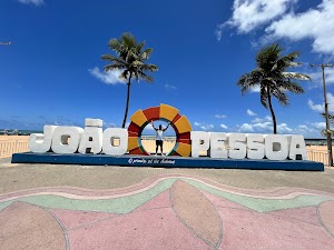 Letreiro João Pessoa in João pessoa, brazil