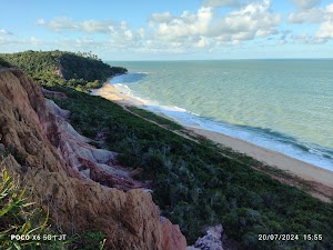 Falésias d'Ajuda in Arraial d'ajuda, brazil