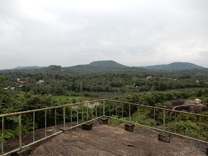 Kizhoor Road Junction in Ottapalam, india