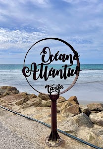 Frontera Mar Mediterráneo - Océano Atlántico in Tarifa, spain