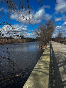 Quequechan River Rail Trail in Fall river, united states