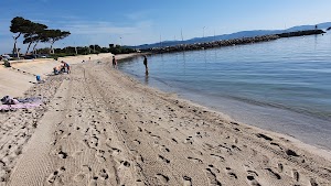 Plage de la Capte in Hyères, france