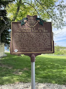 Highest point in Ohio in Oh, united states