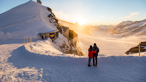 Jungfraujoch Plateau in Lauterbrunnen, switzerland