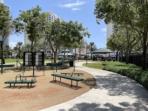 Town Center Park in Sunny isles beach, united states