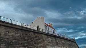 Cullercoats Caves in South shields, united kingdom