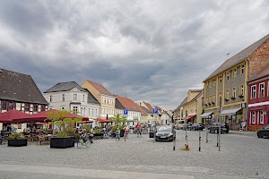 Sagenhafter Brunnen in Lübbenau, germany