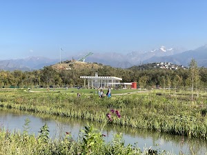 Botanical garden in Almaty, kazakhstan