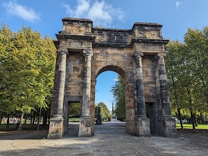 Glasgow Green in Glasgow, united kingdom