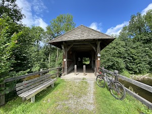 Historische Holzbrücke in Wangen Im Allgäu, germany