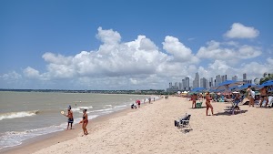 Tambaú Beach in João pessoa, brazil