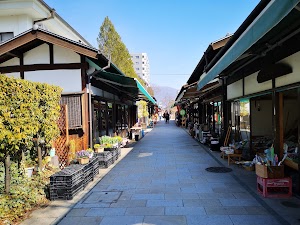 Nawate Shopping Street in Matsumoto, japan