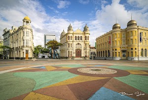 Praça do Marco Zero in Recife, brazil