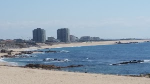 Praia das Caxinas in Vila do conde, portugal