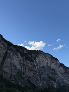 Staldenbachfall in Lauterbrunnen, switzerland