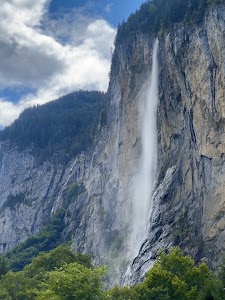 Staubbachfall in Lauterbrunnen, switzerland