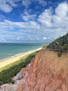 Trilha do Mirante das Falésias in Arraial d'ajuda, brazil
