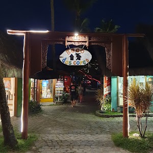 Beco das Cores in Arraial d'ajuda, brazil