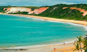Praia de Pitinga in Arraial d'ajuda, brazil