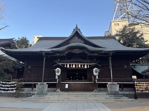 Yōhashira-jinja Shrine in Matsumoto, japan