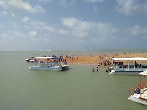 Areia Vermelha Marine State Park in João Pessoa, brazil