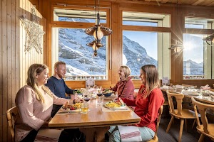 Restaurant Eigergletscher 2320 m in Lauterbrunnen, switzerland