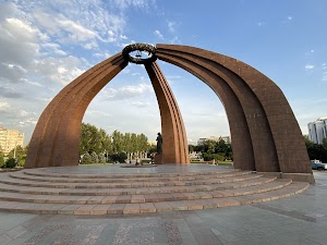 Victory Square in Bishkek, kyrgyzstan