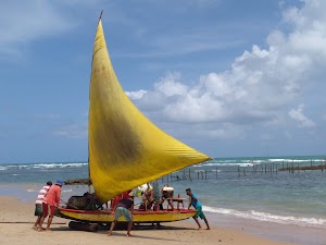 Praia de Guaxuma in Maceió, brazil