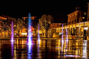 Place Clémenceau in Hyères, france
