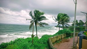 Varkala Beach in Edava, india