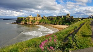 Tynemouth Priory and Castle in South shields, united kingdom