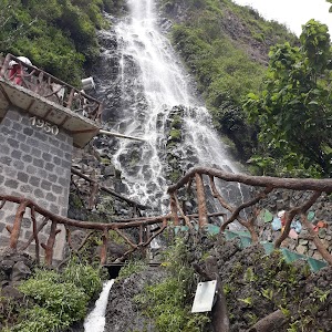 Cascada de la Virgen in Banos, ecuador