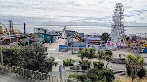 Southend Pier and Railway in Southend on sea, united kingdom