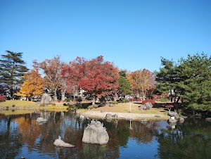 Agatanomori Park in Matsumoto, japan