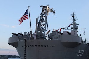 USS Massachusetts (BB-59) in Fall river, united states