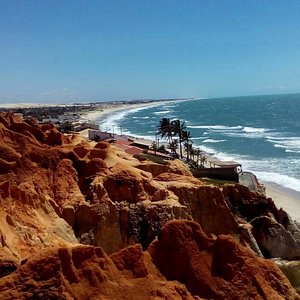 Morro Branco Beach in Beberibe, brazil