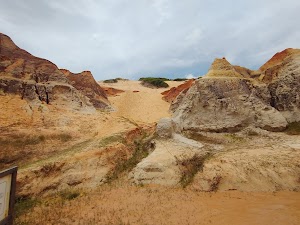Labirinto das Falésias de Morro Branco in Beberibe, brazil