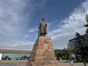 Abay Kunanbaiuly Monument in Almaty, kazakhstan