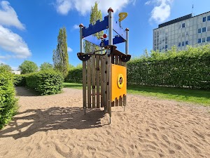 Slottsparken in Halmstad, sweden
