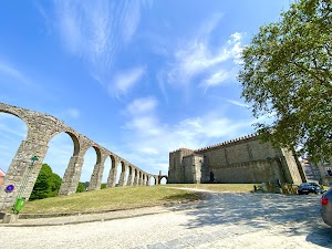 Aqueduto de Santa Clara in Vila do conde, portugal